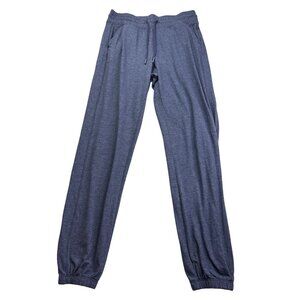 90 Degree By Reflex Heathered Blue Jogger Pants Size S Elastic Waist Drawstring